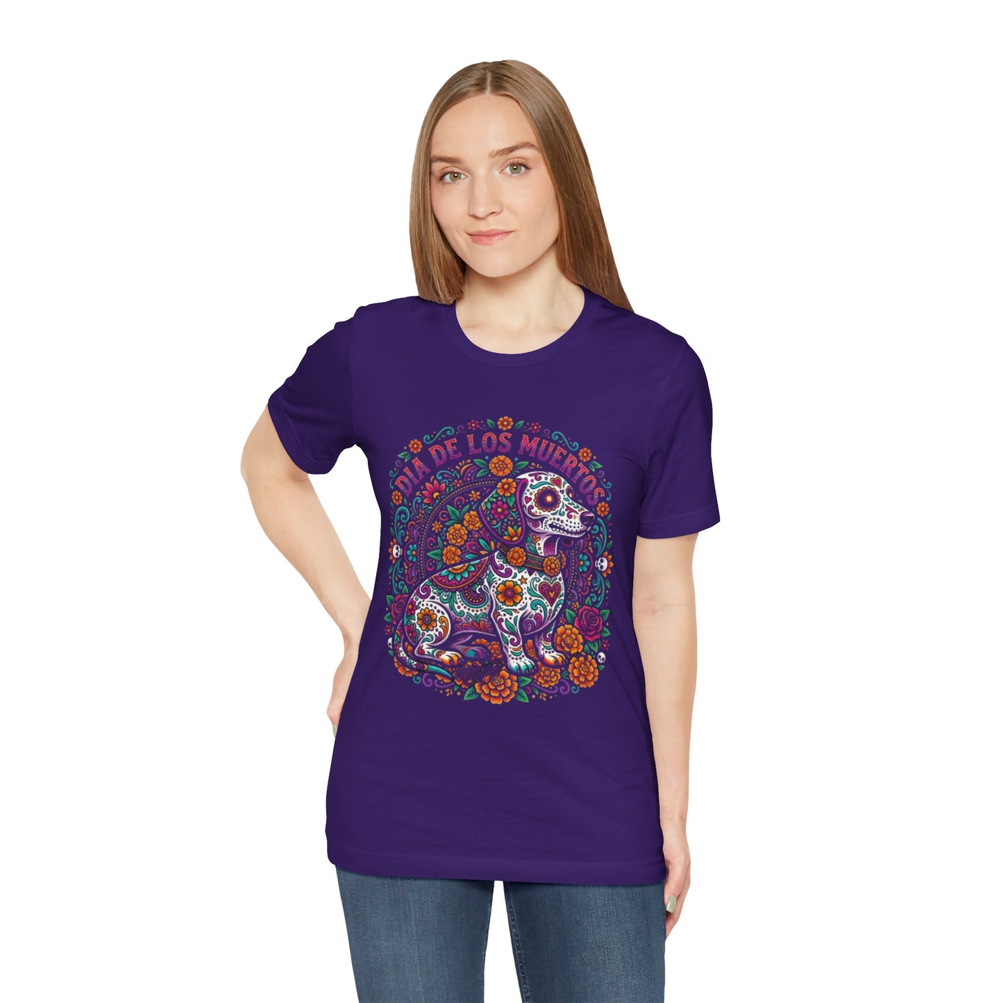 Dia De Los Muertos Dachshund Shirt — Sugar Skull Wiener Pet Dog Tee | Dachshund Gift For Her