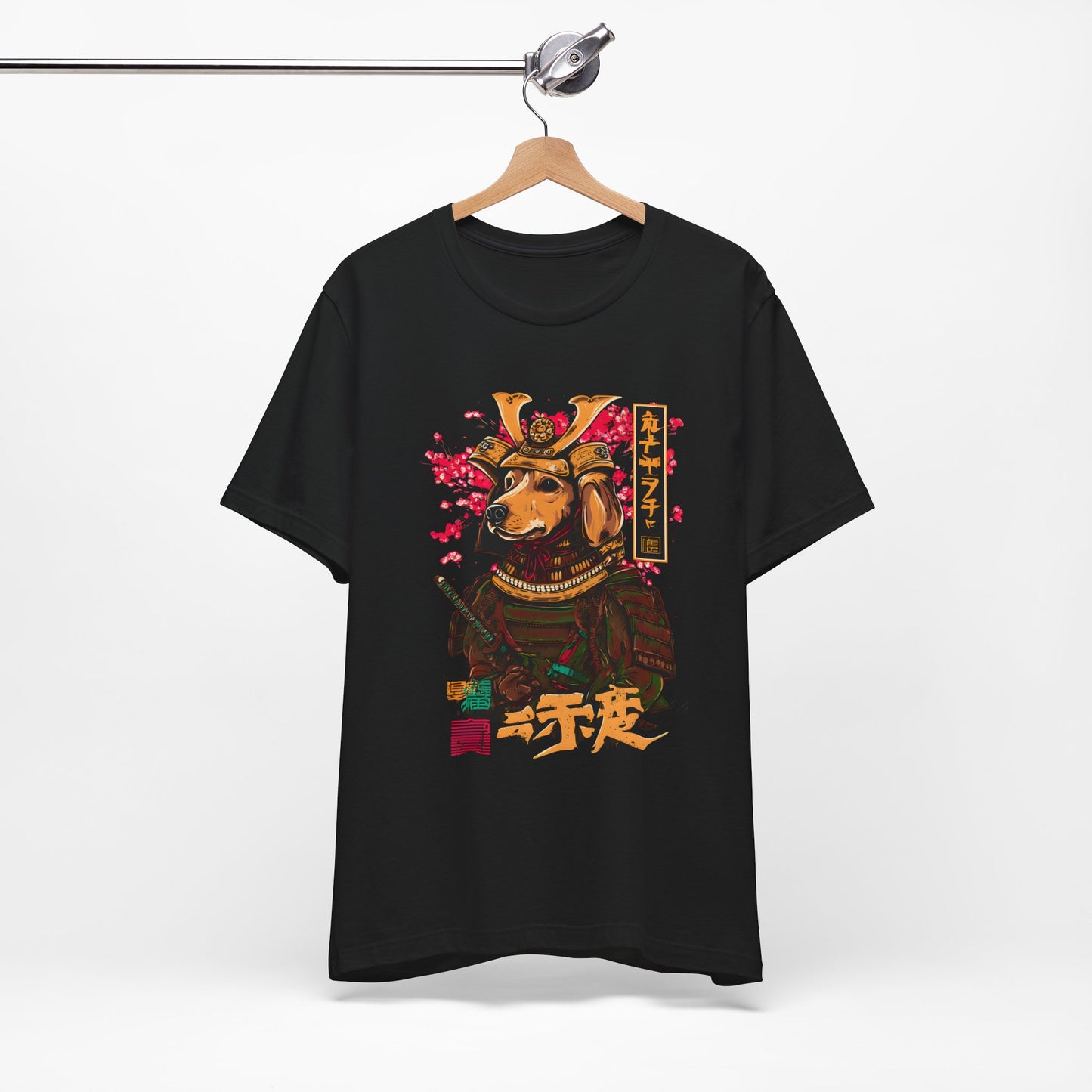 Samurai Dachshund Shirt — Japanese Wiener Dog Graphic pet Tee | Dachshund Gift