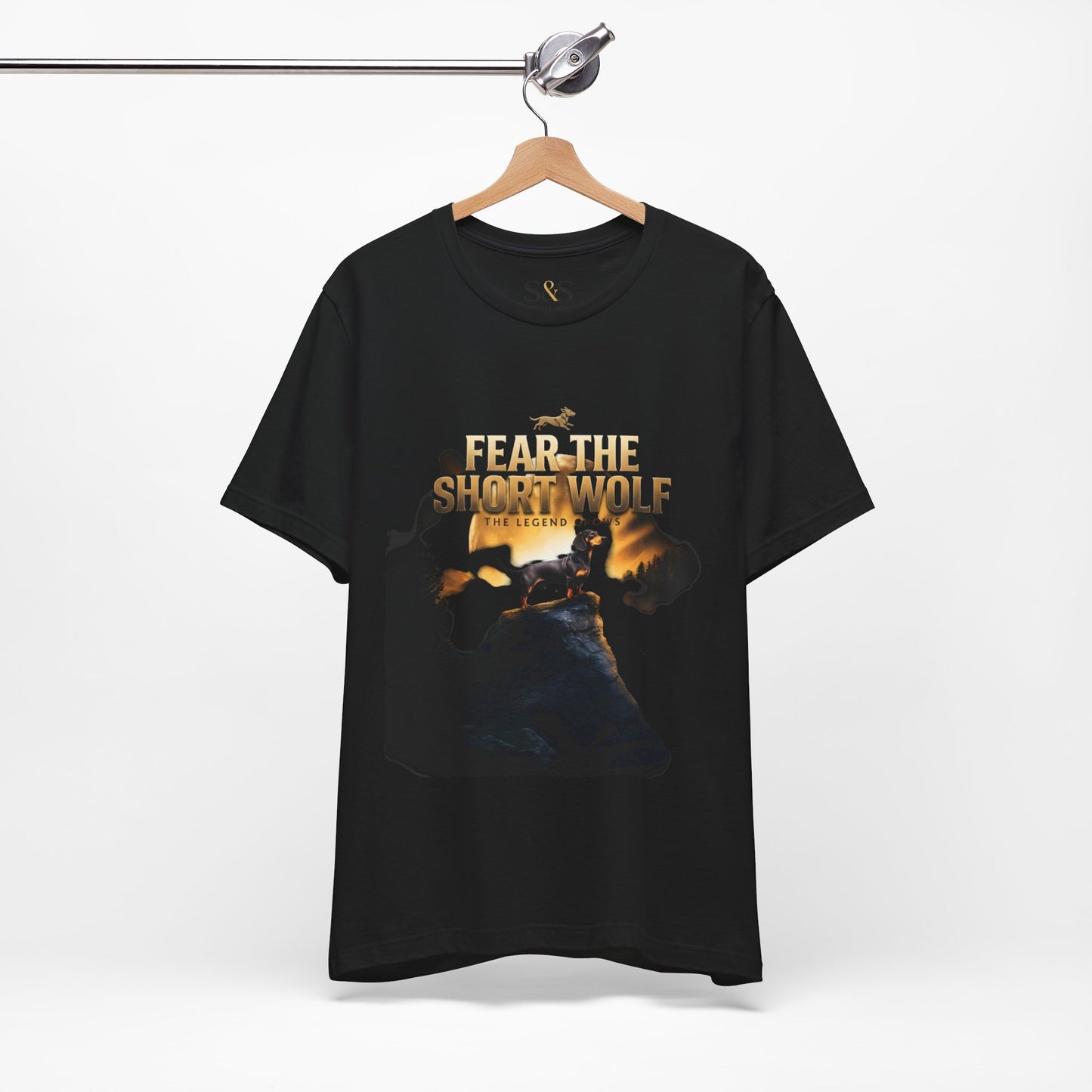 Fear The Short Wolf — Dachshund Graphic pet Tee | Funny Wiener Dog Shirt | Dachshund Gift
