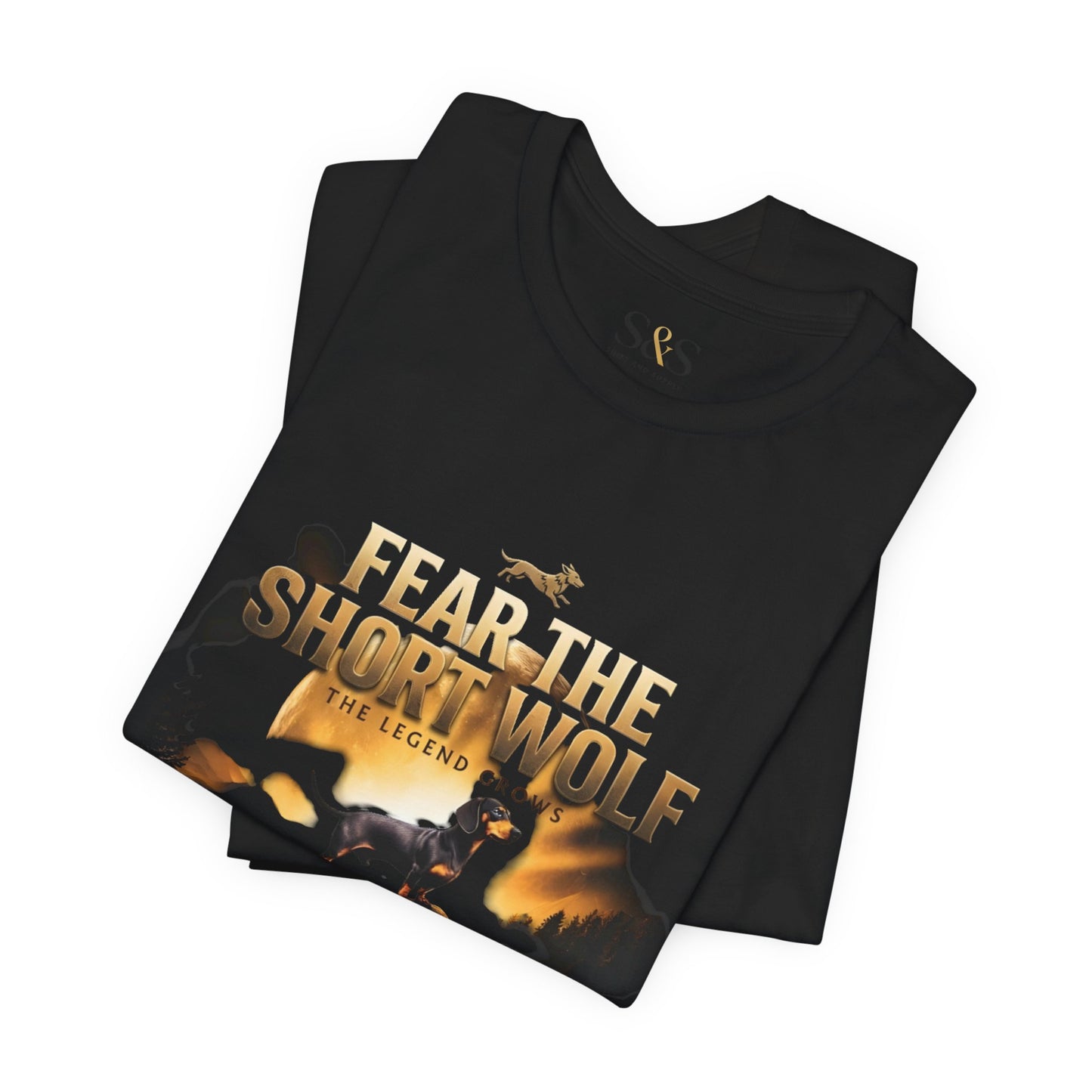Fear The Short Wolf — Dachshund Graphic pet Tee | Funny Wiener Dog Shirt | Dachshund Gift