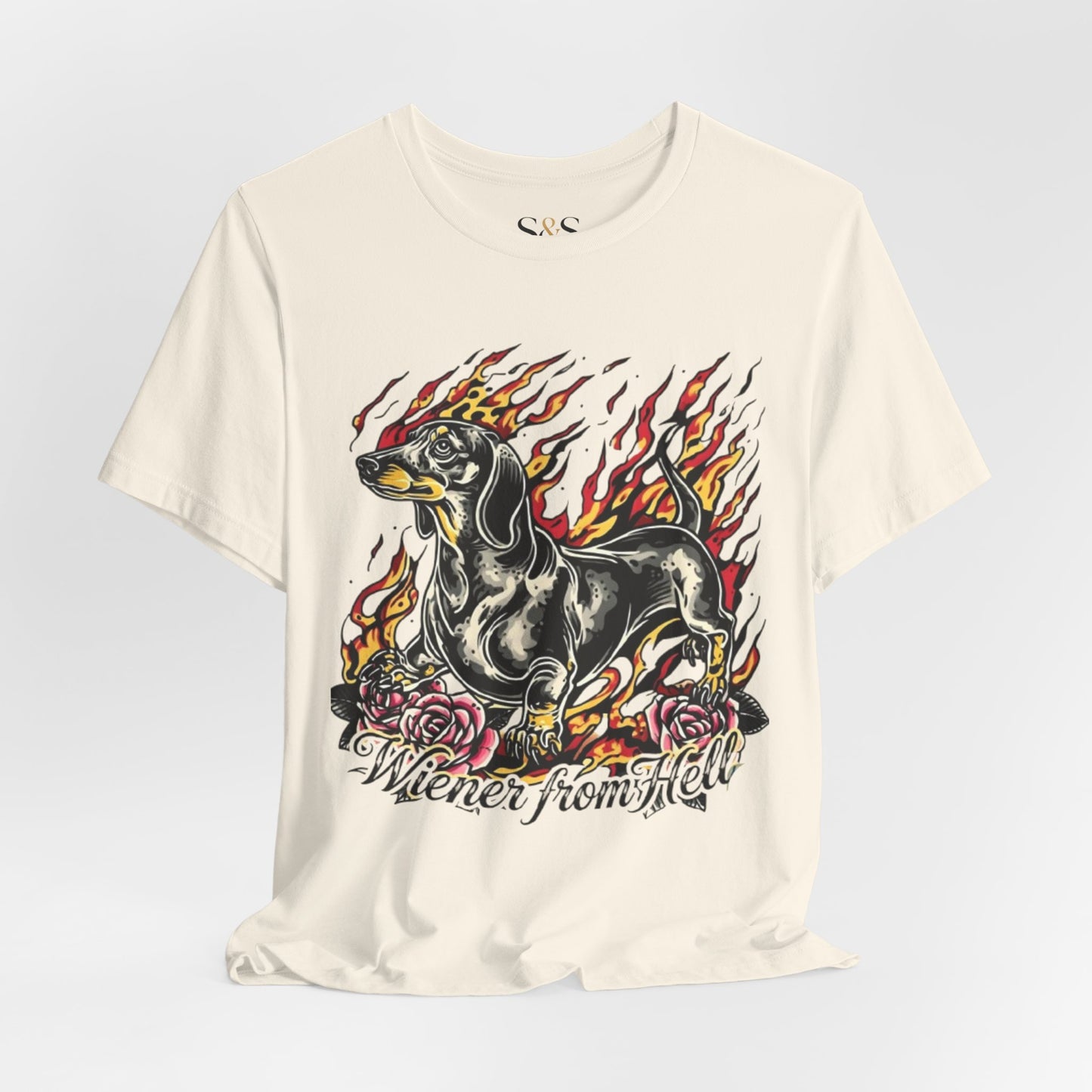 Wiener From Hell — Edgy Dachshund Graphic pet Shirt | Funny Wiener Dog Gift