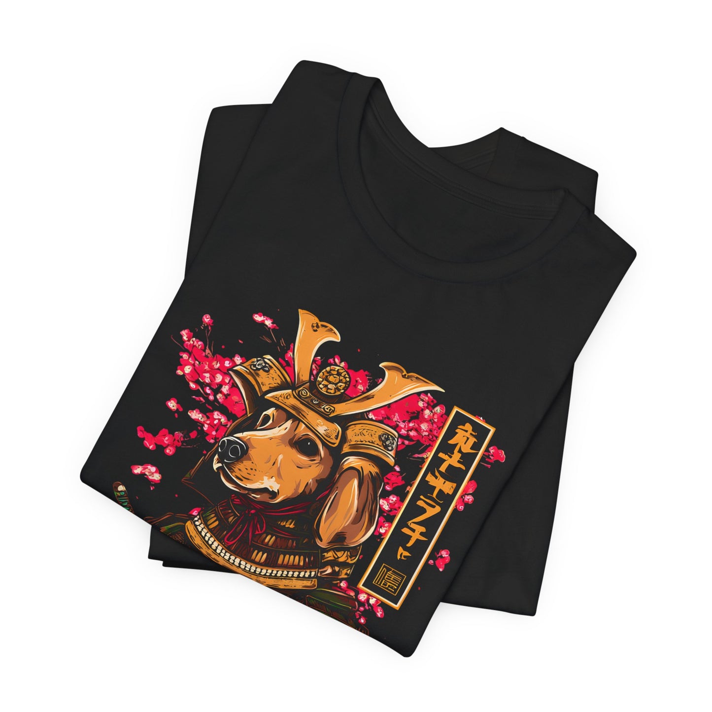 Samurai Dachshund Shirt — Japanese Wiener Dog Graphic pet Tee | Dachshund Gift