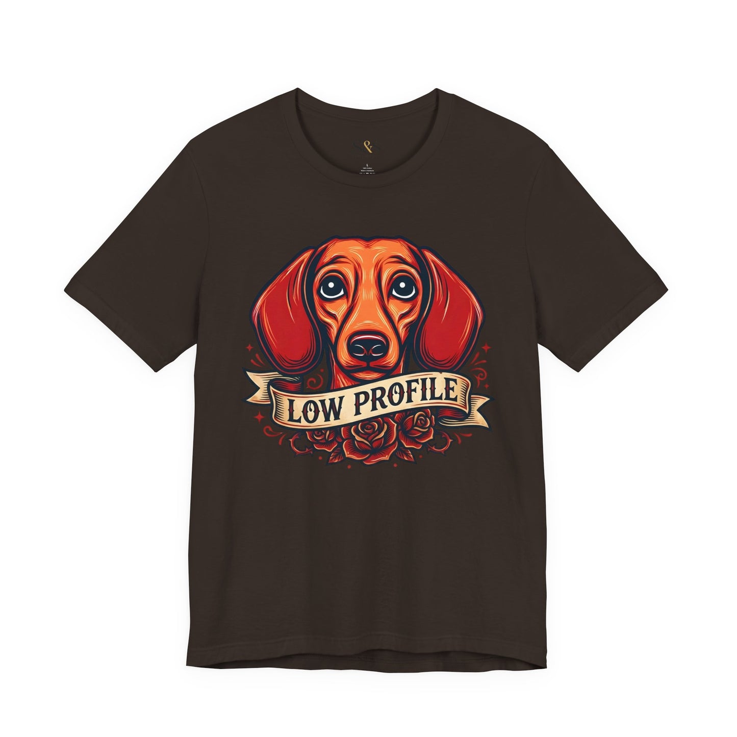 Low Profile Dachshund Shirt — Retro Wiener Dog pet Tee | Funny Dachshund Gift For Her