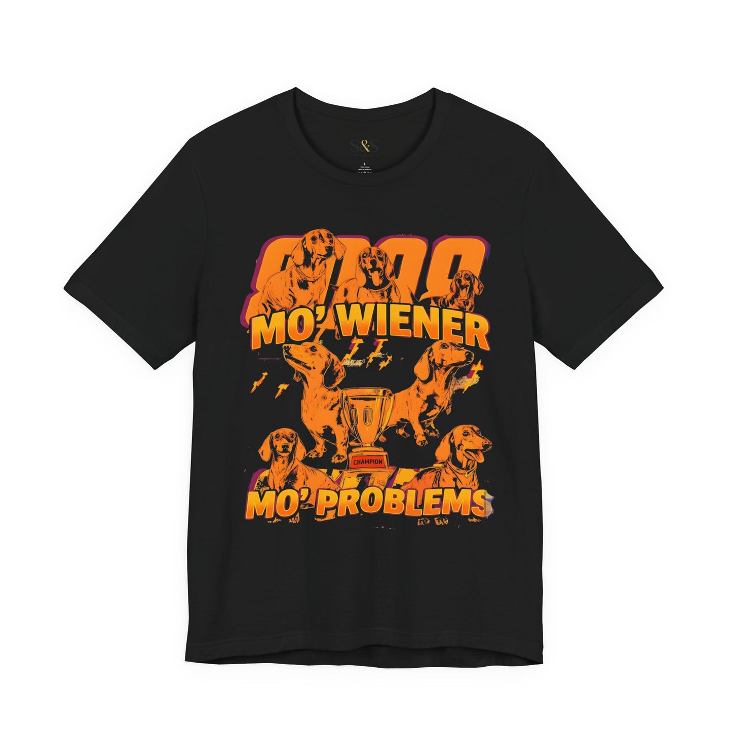 Mo Wiener Mo Problem — Funny Dachshund pet Tee | Wiener Dog Lover Gift