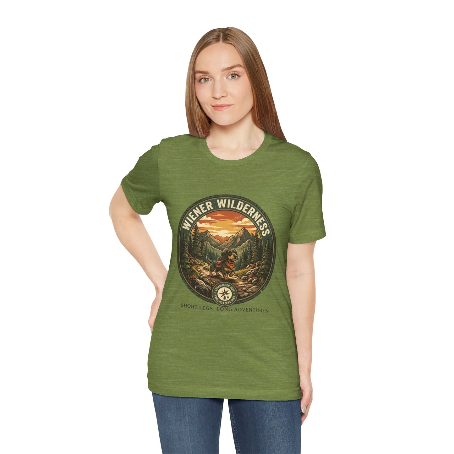 Wiener Wilderness — Short leg, Long adventure | Dachshund Lover | Wiener Pet Tee