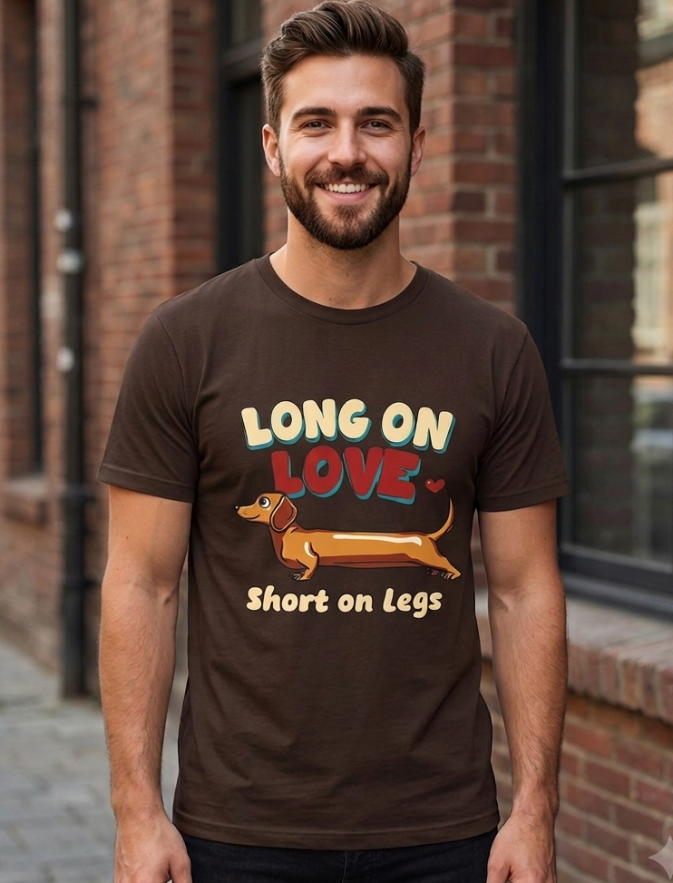 Long on love Short on Legs — Funny Dachshund pet Shirt | Wiener Dog  Gift