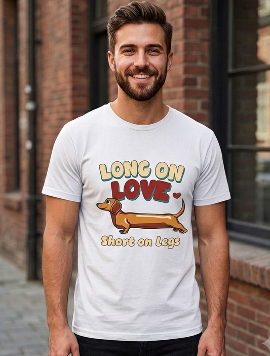 Long on love Short on Legs — Funny Dachshund pet Shirt | Wiener Dog  Gift