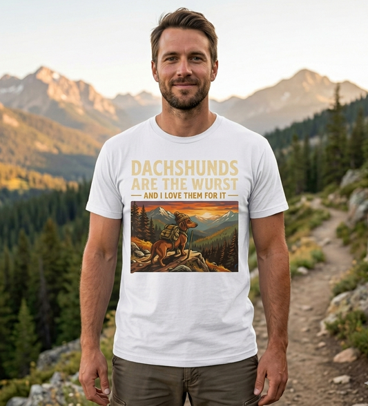Dachshunds Are the Wurst Tee — Funny Dachshund pet Lover T-Shirt