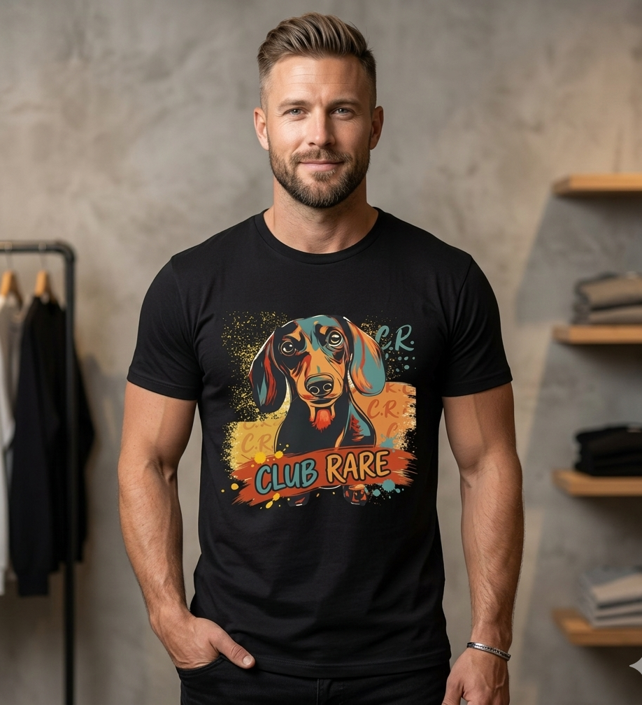 Club Rare Dachshund Shirt — Exclusive Wiener Dog Graphic pet Tee | Dachshund Gift