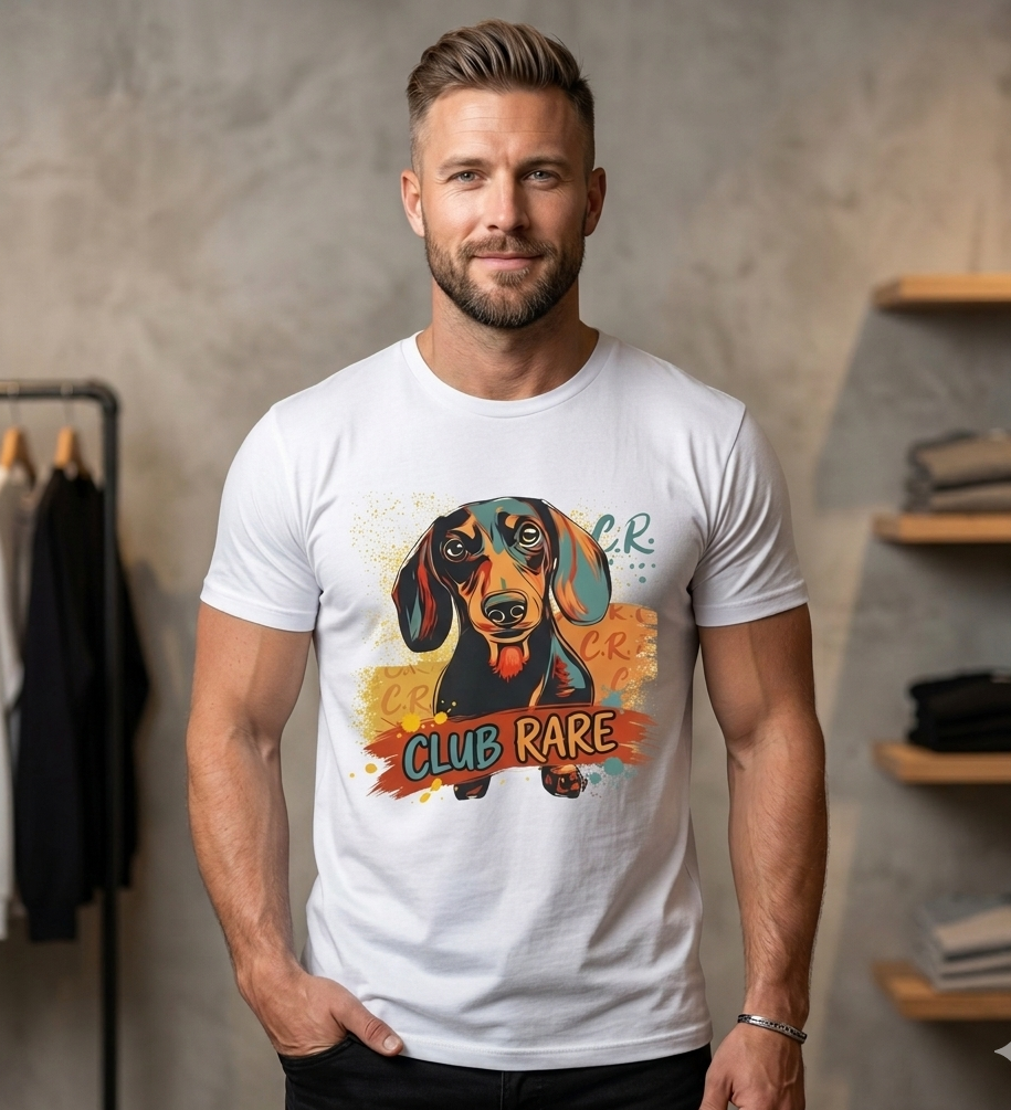 Club Rare Dachshund Shirt — Exclusive Wiener Dog Graphic pet Tee | Dachshund Gift