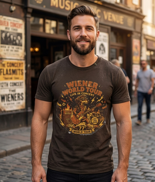 Wiener world Tour  -Pet tee | Dachshund Gift