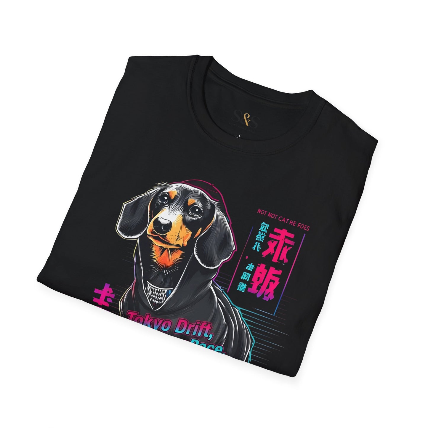 Tokyo Drift Wiener Pace Dachshund T-Shirt — Funny Japanese Wiener Dog Gift