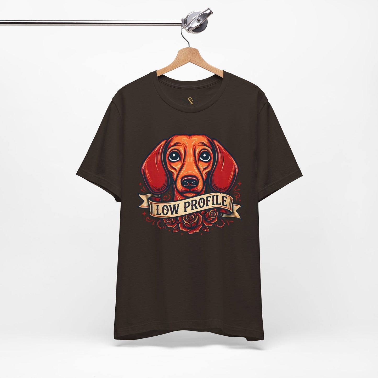 Low Profile Dachshund Shirt — Retro Wiener Dog pet Tee | Funny Dachshund Gift For Her