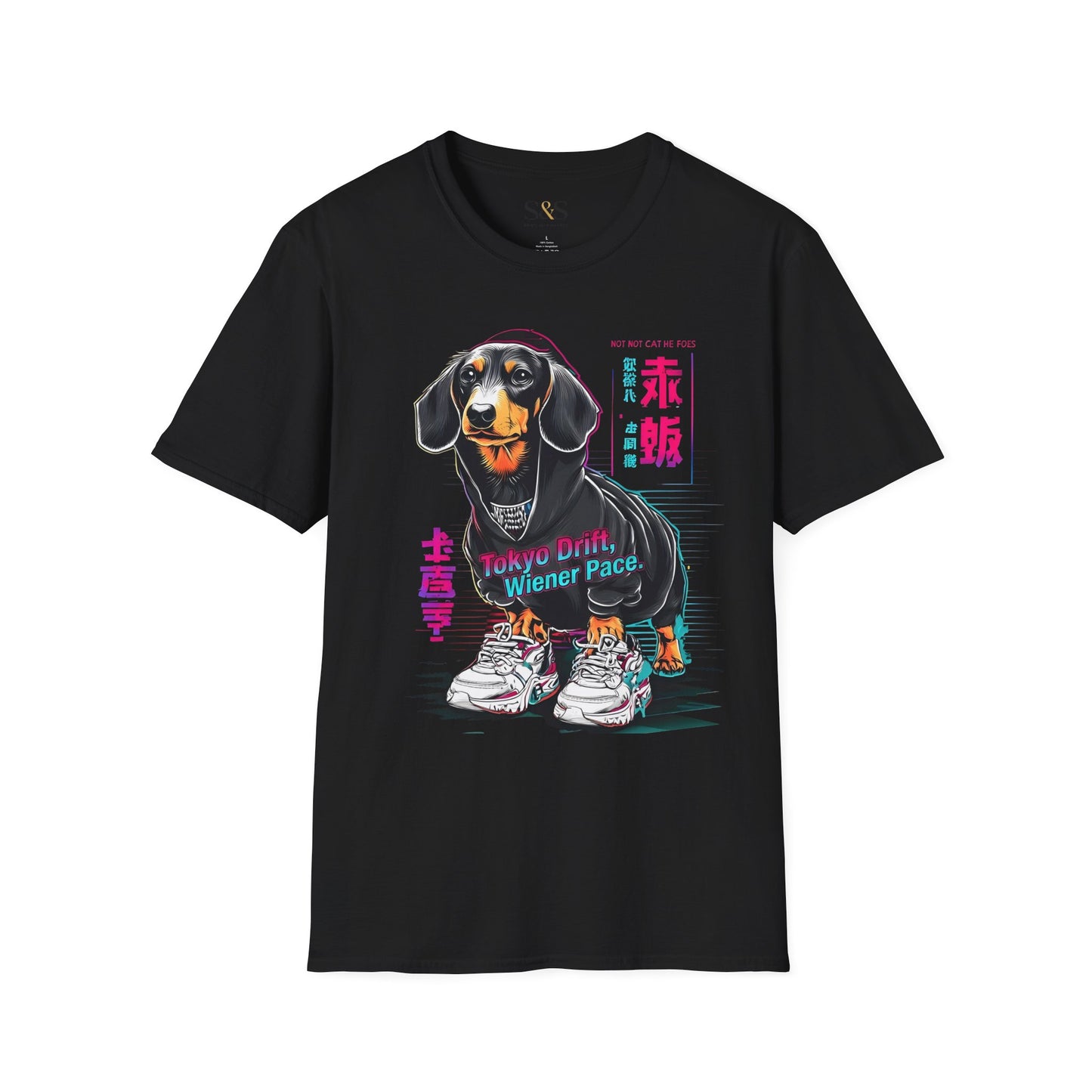Tokyo Drift Wiener Pace Dachshund T-Shirt — Funny Japanese Wiener Dog Gift