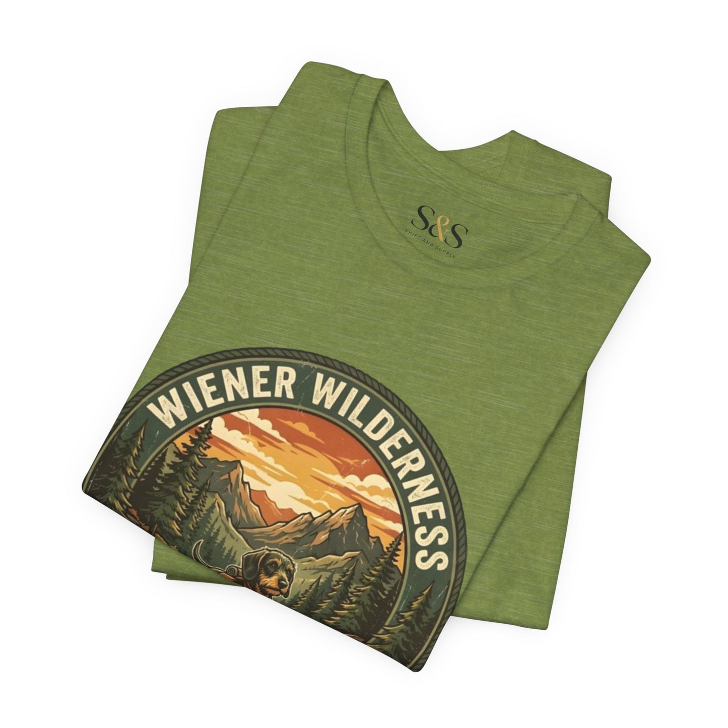 Wiener Wilderness — Short leg, Long adventure | Dachshund Lover | Wiener Pet Tee
