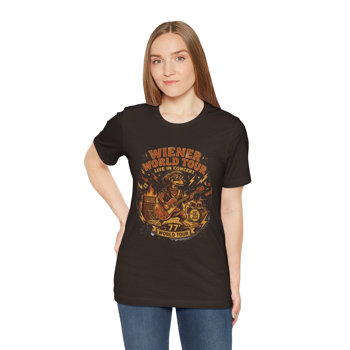 Wiener world Tour  -Pet tee | Dachshund Gift