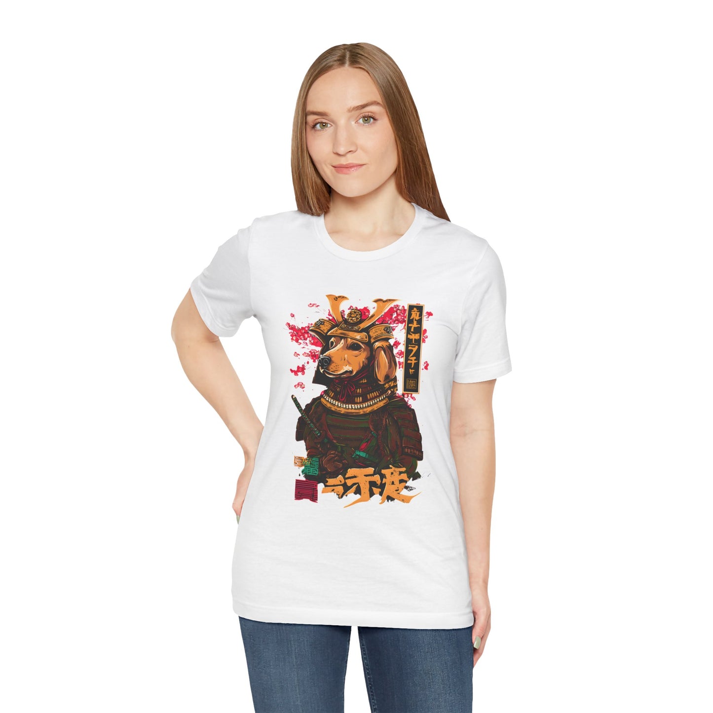 Samurai Dachshund Shirt — Japanese Wiener Dog Graphic pet Tee | Dachshund Gift