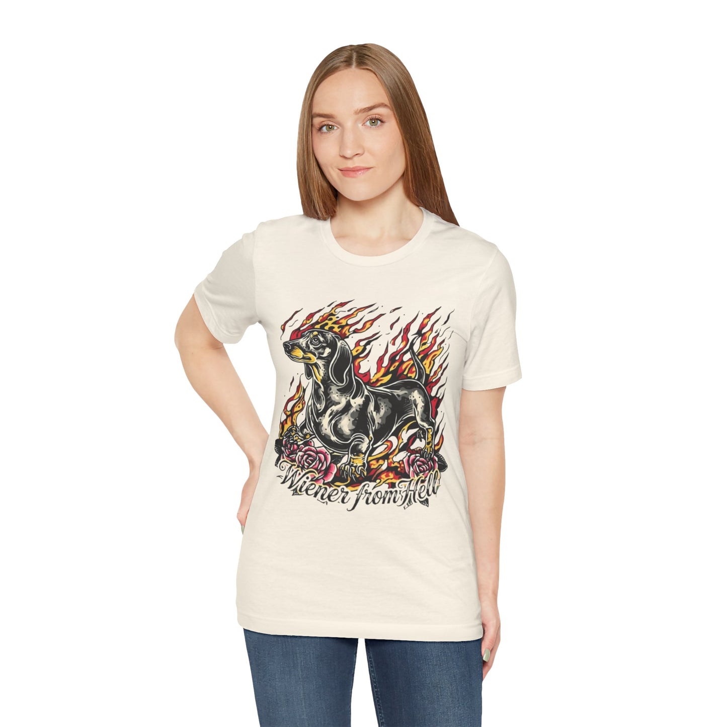 Wiener From Hell — Edgy Dachshund Graphic pet Shirt | Funny Wiener Dog Gift