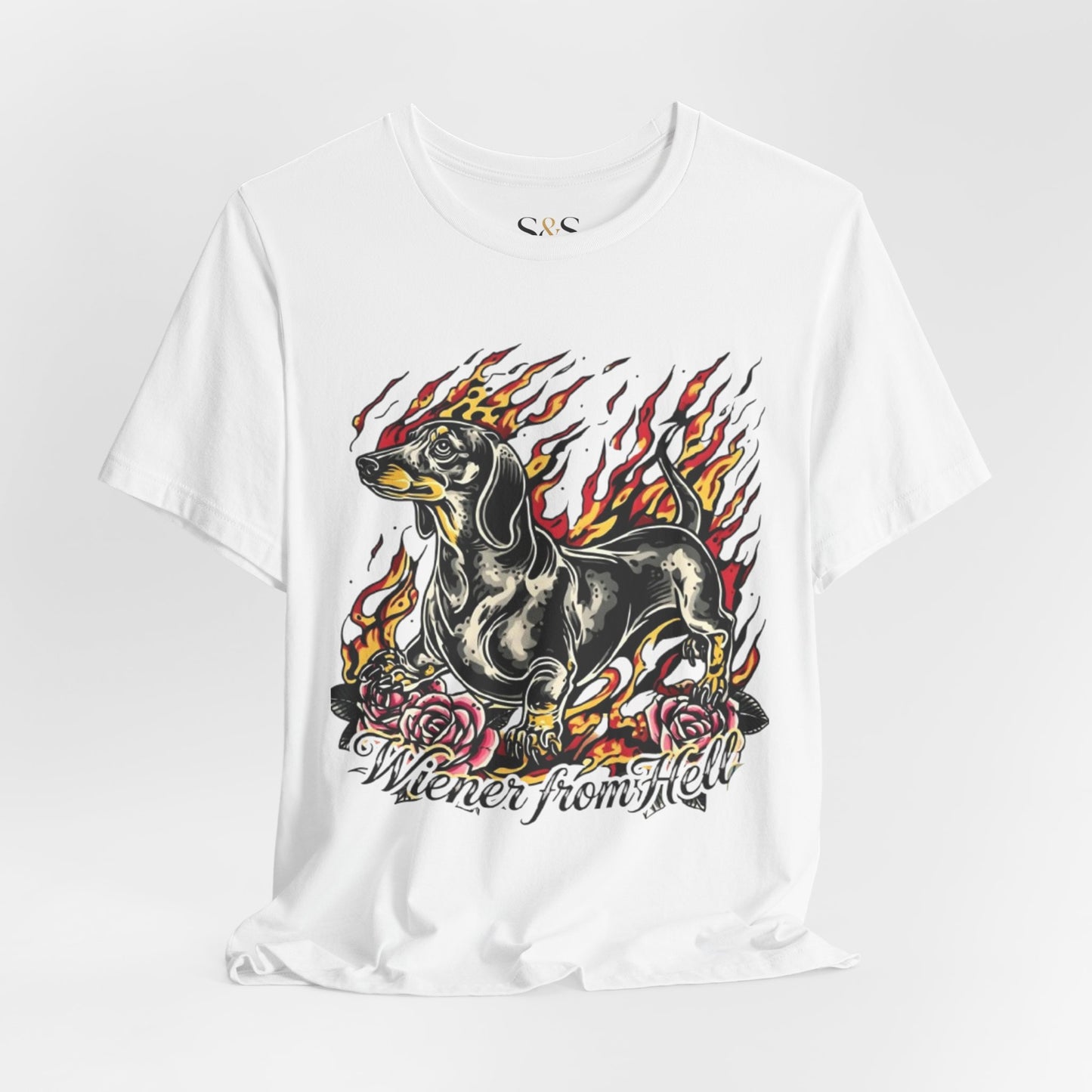 Wiener From Hell — Edgy Dachshund Graphic pet Shirt | Funny Wiener Dog Gift