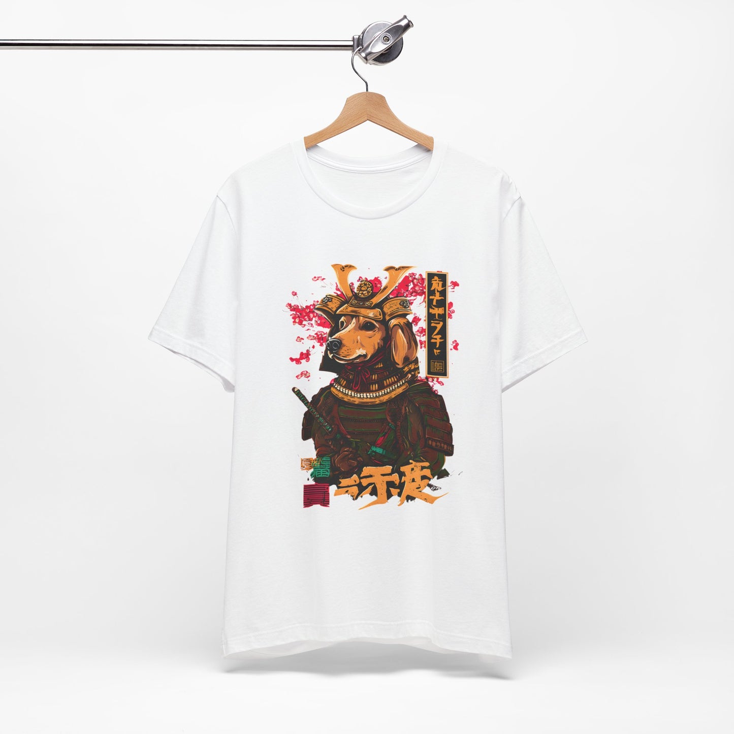 Samurai Dachshund Shirt — Japanese Wiener Dog Graphic pet Tee | Dachshund Gift