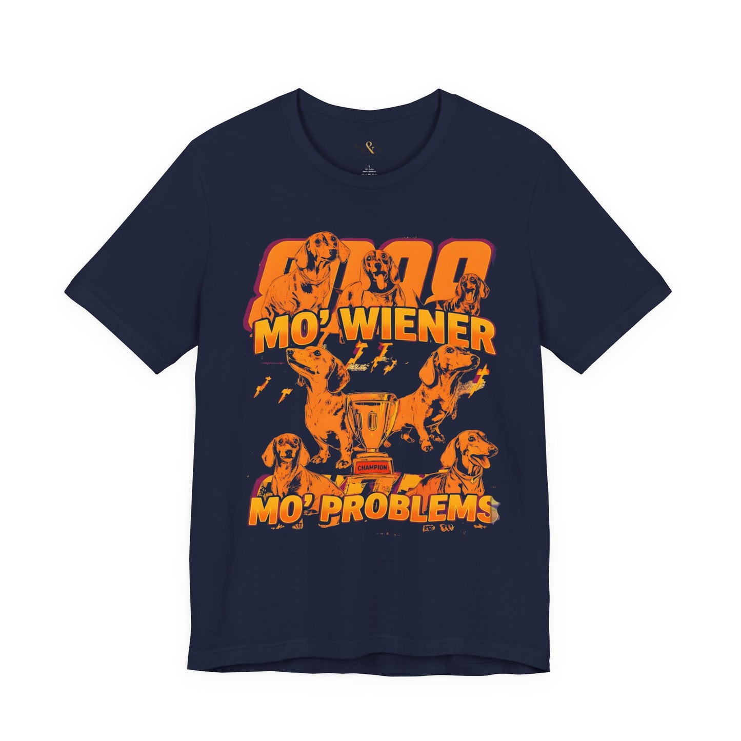 Mo Wiener Mo Problem — Funny Dachshund pet Tee | Wiener Dog Lover Gift